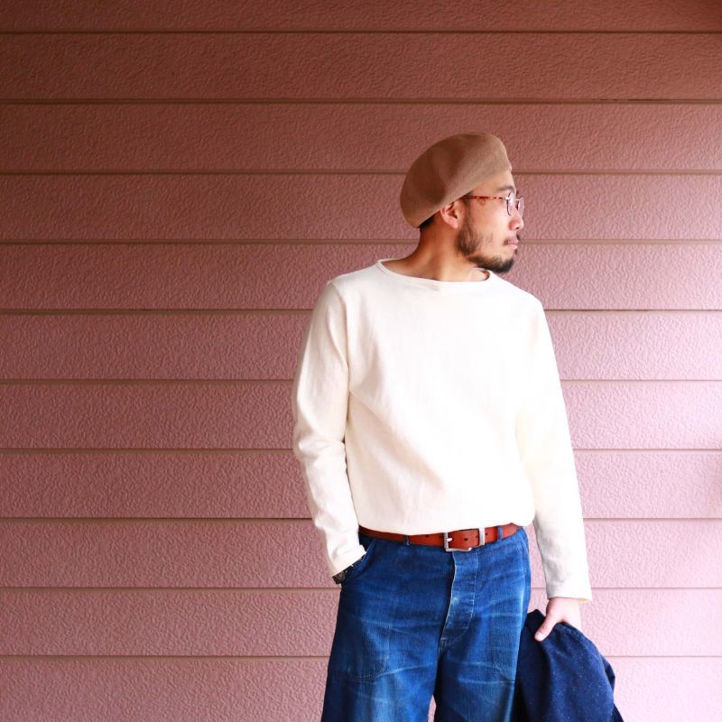 Tieasy Authentic Classic ティージー オーセンティック クラシック HDCS BOATNECK BASQUE SHIRT ボートネックシャツ