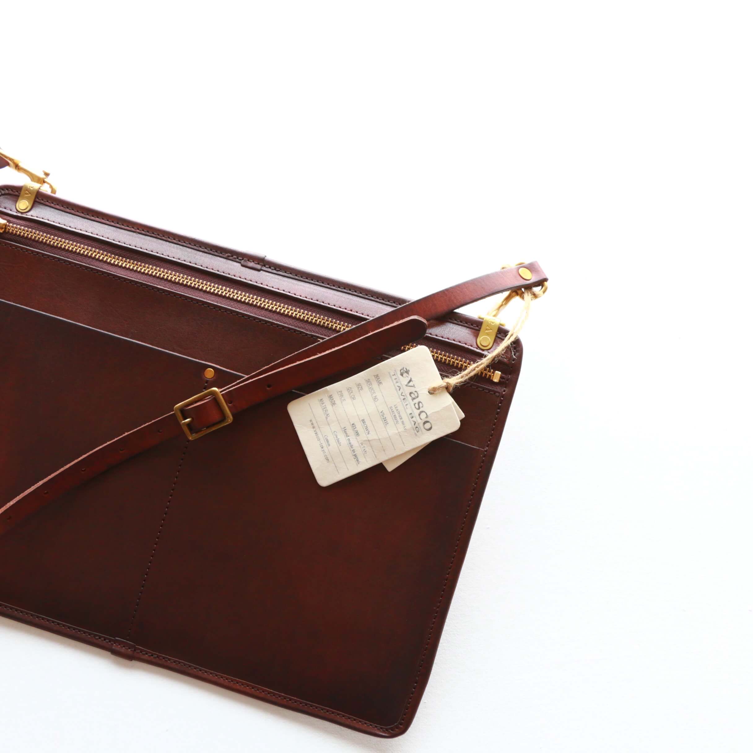 vasco ヴァスコ LEATHER 3WAY SAKOSSHU レザー3WAYサコッシュ ブラウン