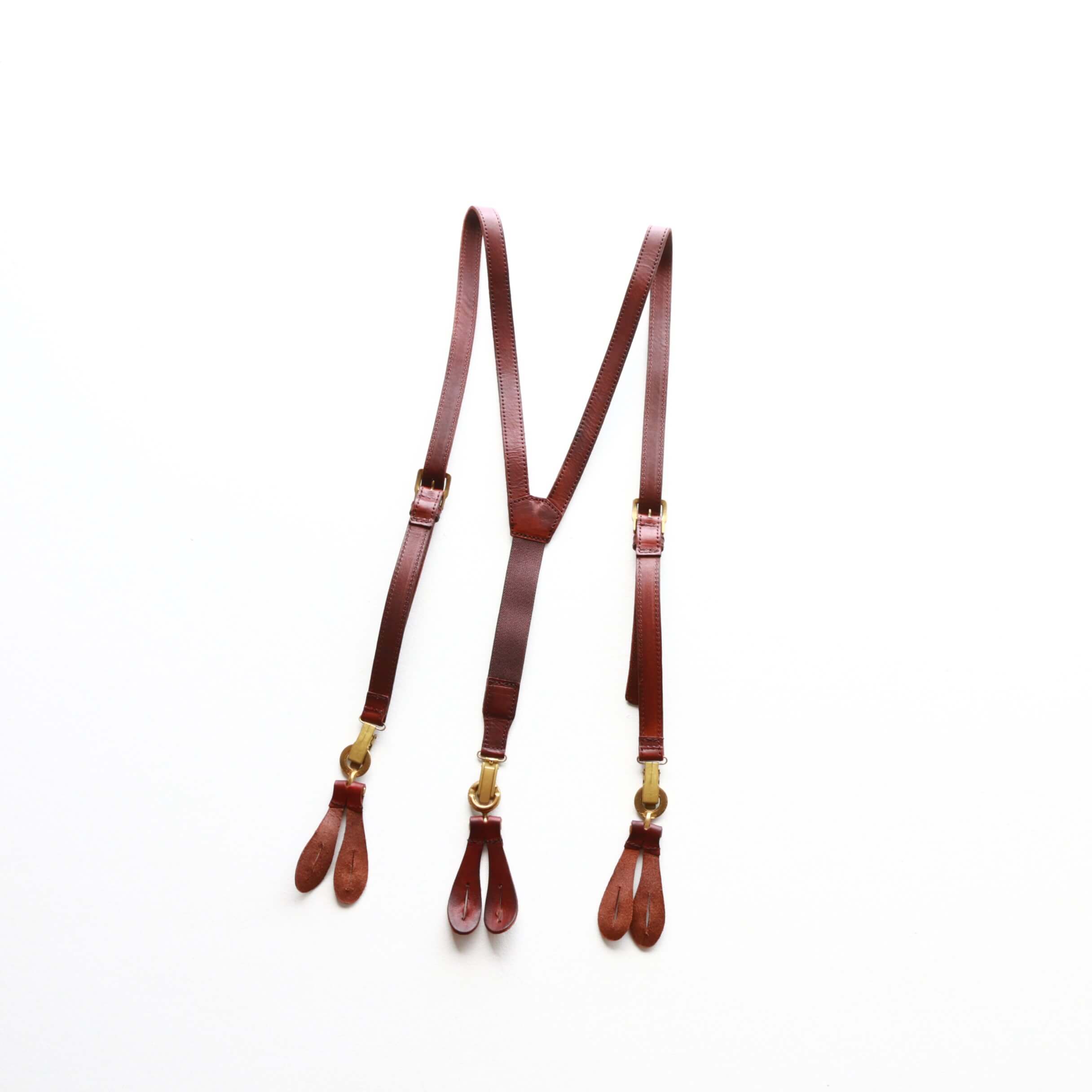 vasco ヴァスコ LEATHER SUSPENDER レザーサスペンダー