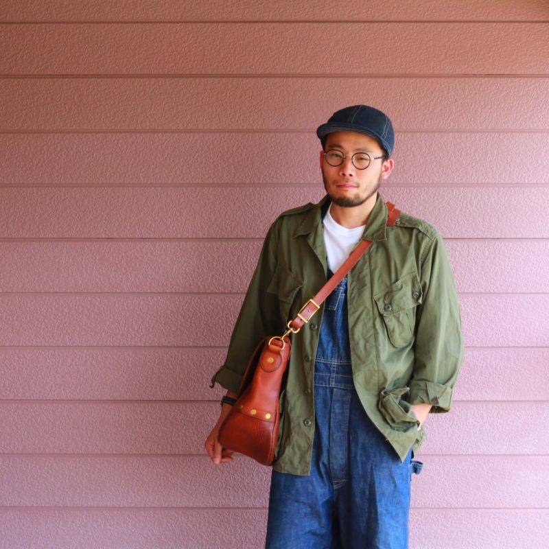 vasco ヴァスコ LEATHER POSTMAN SHOULDER BAG レザーポストマンショルダーバッグ VS-248L