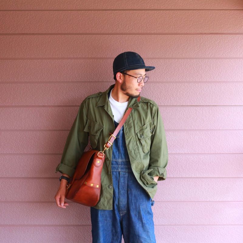 vasco ヴァスコ LEATHER POSTMAN SHOULDER BAG レザーポストマンショルダーバッグ VS-248L