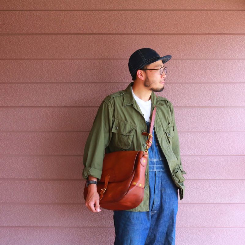 vasco ヴァスコ LEATHER POSTMAN SHOULDER BAG レザーポストマンショルダーバッグ VS-248L