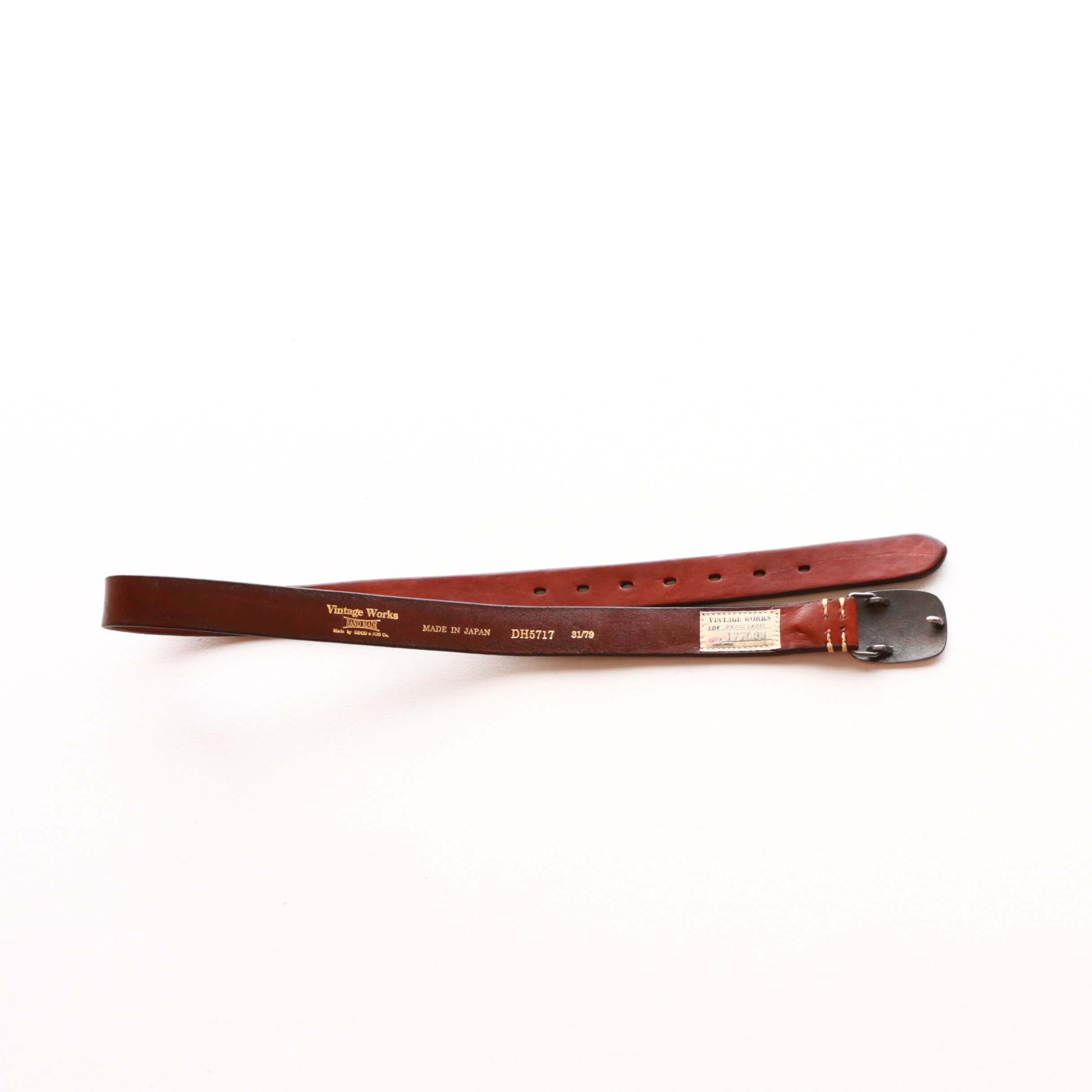 Vintage Works ヴィンテージワークス Leather belt レザーベルト DH5717