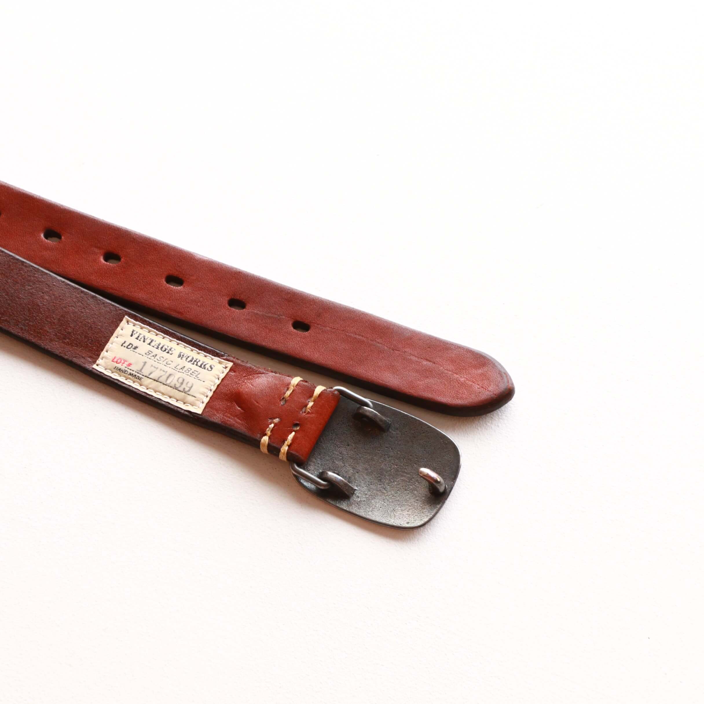 Vintage Works ヴィンテージワークス Leather belt レザーベルト 