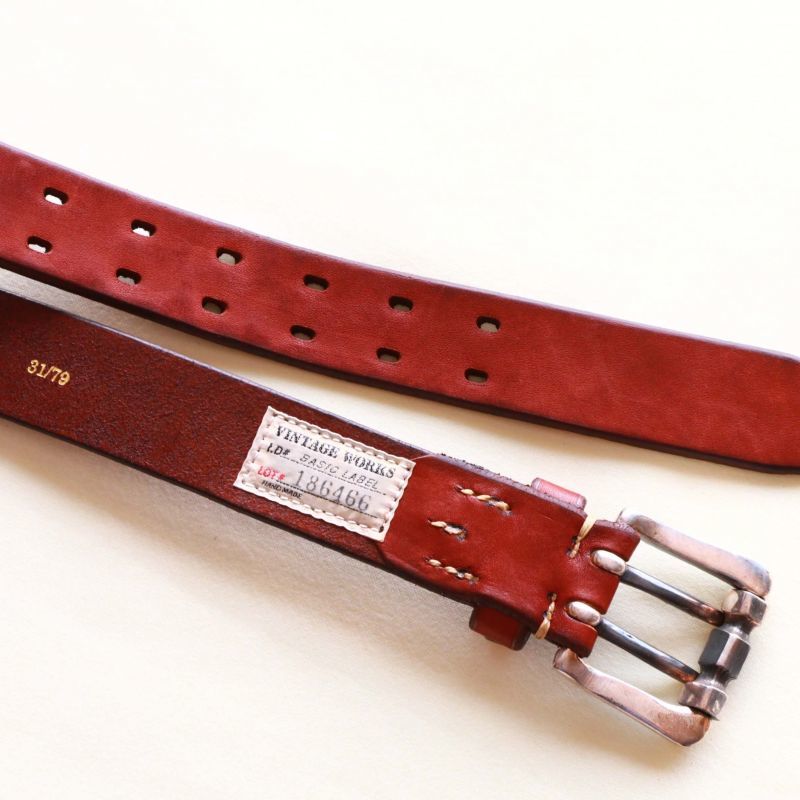 Vintage Works ヴィンテージワークス Leather belt 7Hole レザーベルト 7ホール DH5669