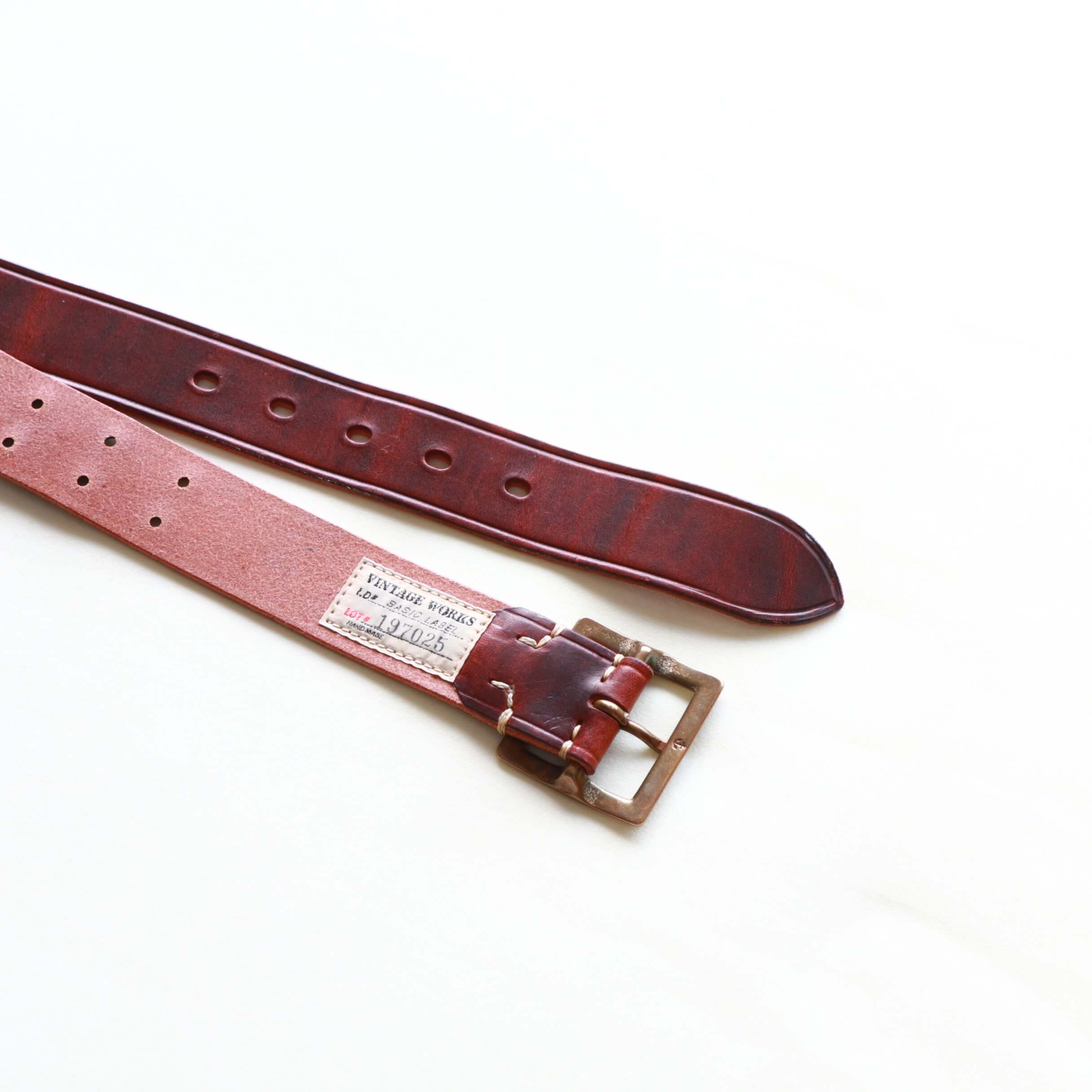 Vintage Works ヴィンテージワークス Leather belt 5Hole レザーベルト 5ホール DH5698