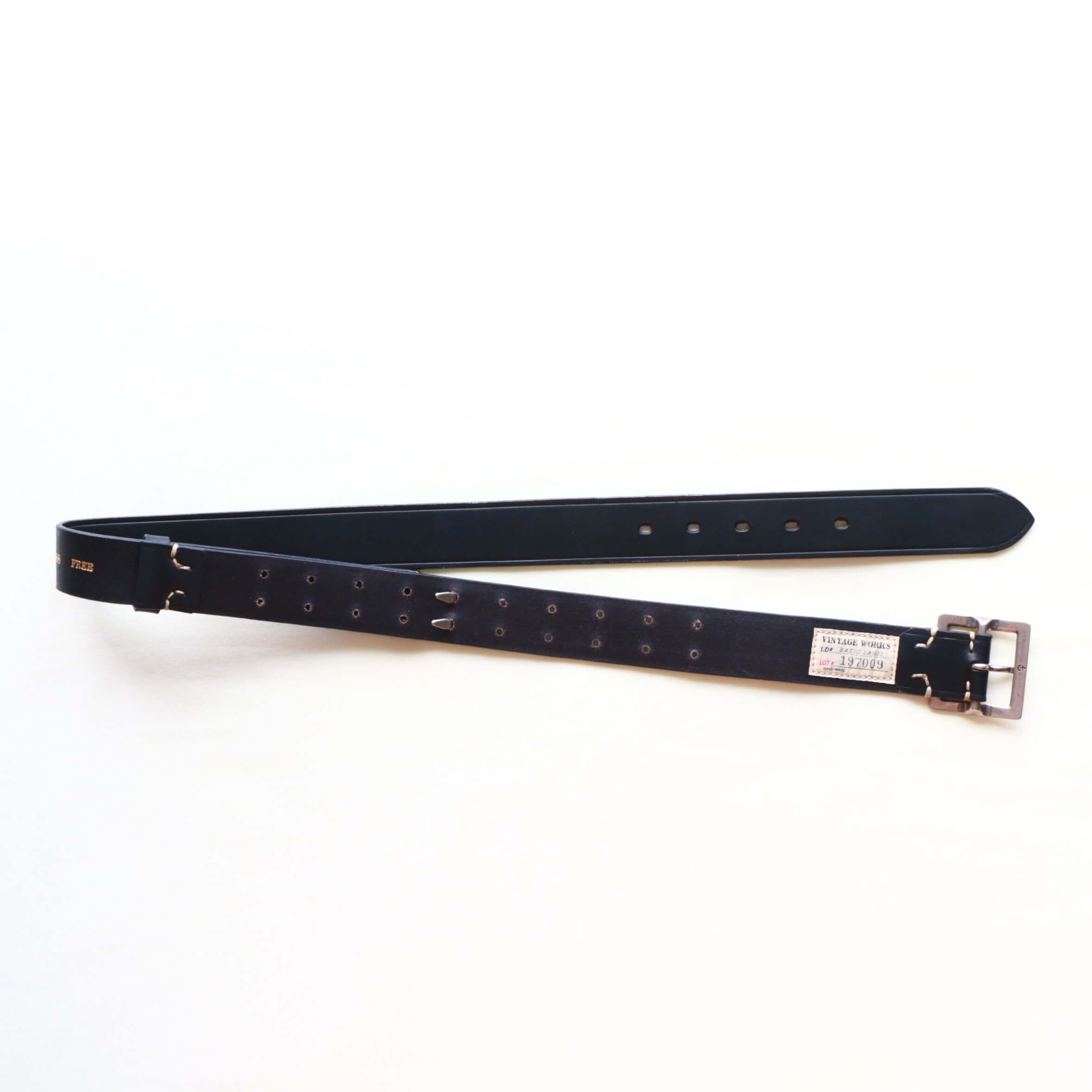 Vintage Works ヴィンテージワークス Leather belt 5Hole レザーベルト 5ホール DH5698