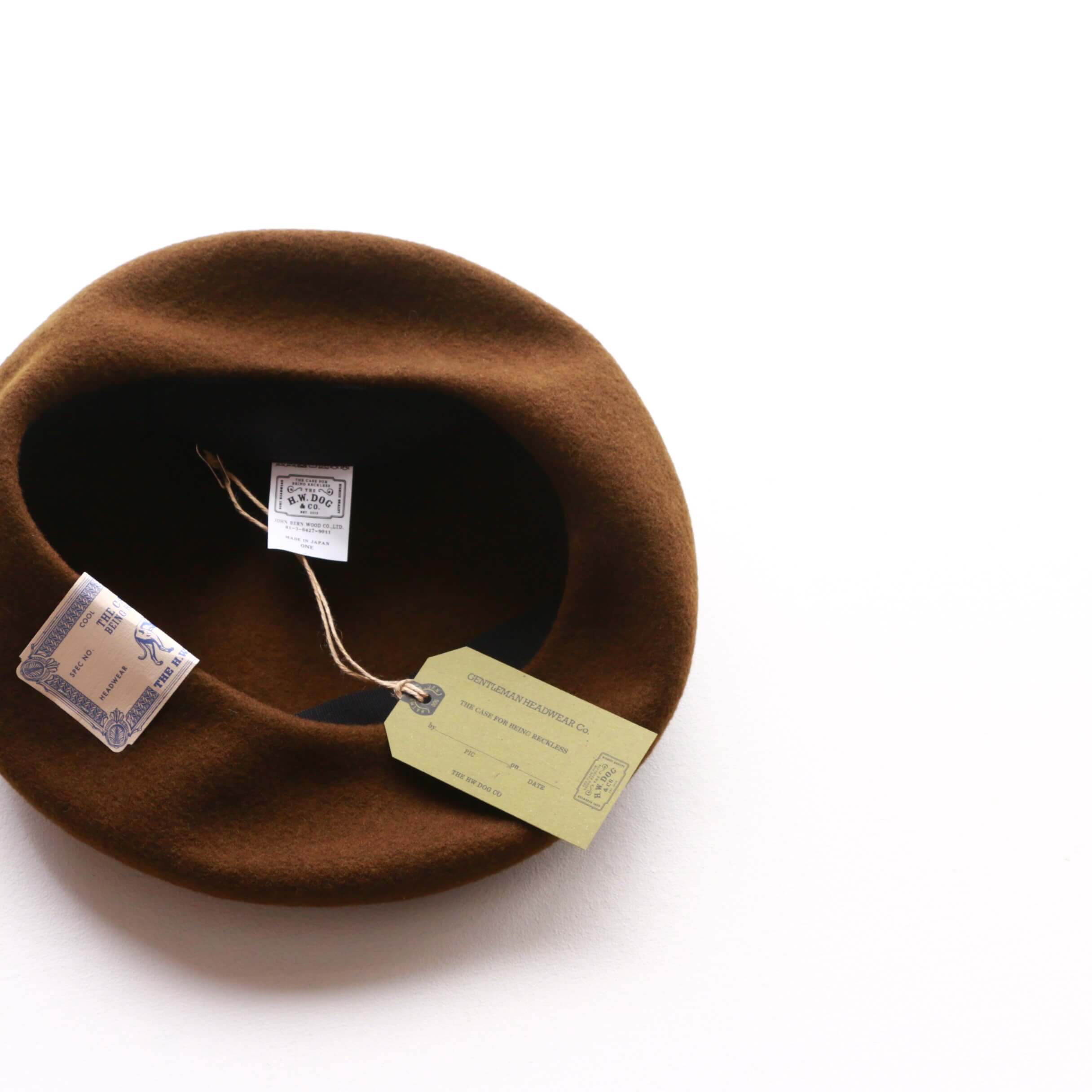THE H.W.DOG&CO. ザ エイチ ダブリュー ドッグ アンド コー BERET ベレー