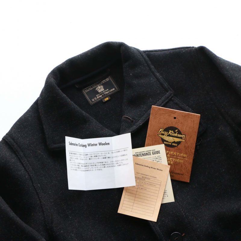 Buzz Rickson's バズリクソンズ SUBMARINE CLOTHING WINTER WOOLEN サブマリーナコート BR13877