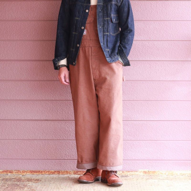 TCB jeans TCBジーンズ Wrecking Crew Pants 10oz TWISTED YARN BROWN DENIM レッキングクルーパンツ ブラウンデニム