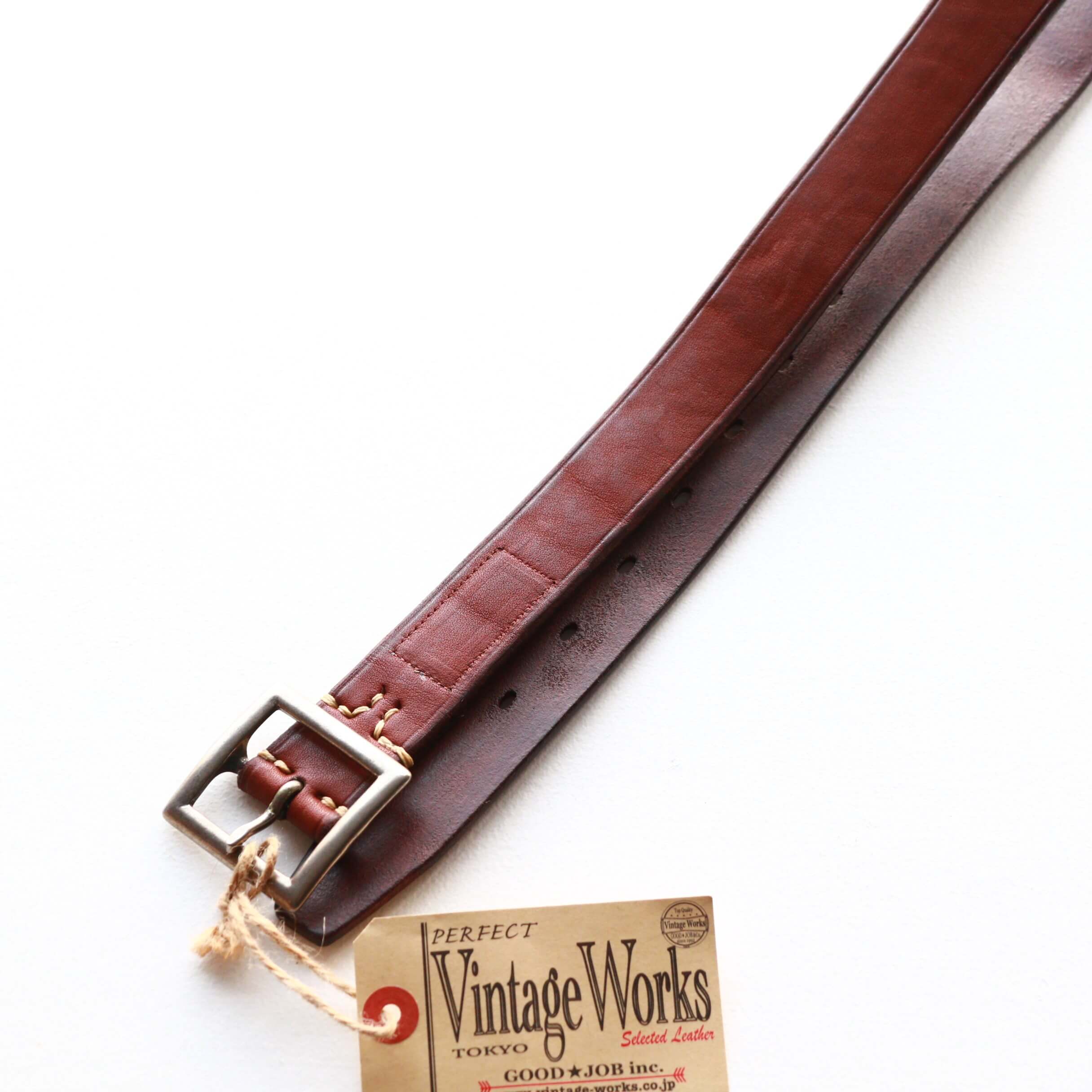 Vintage Works ヴィンテージワークス Leather belt 7Hole レザーベルト 7ホール DH5727
