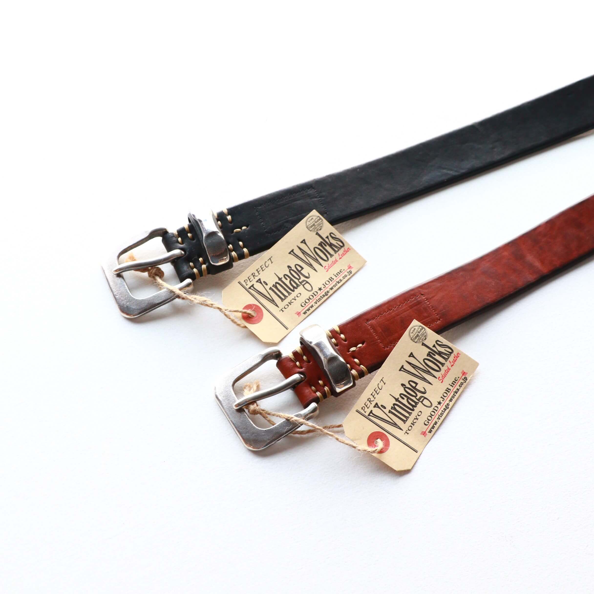 Vintage Works ヴィンテージワークス Leather belt 7Hole レザーベルト 