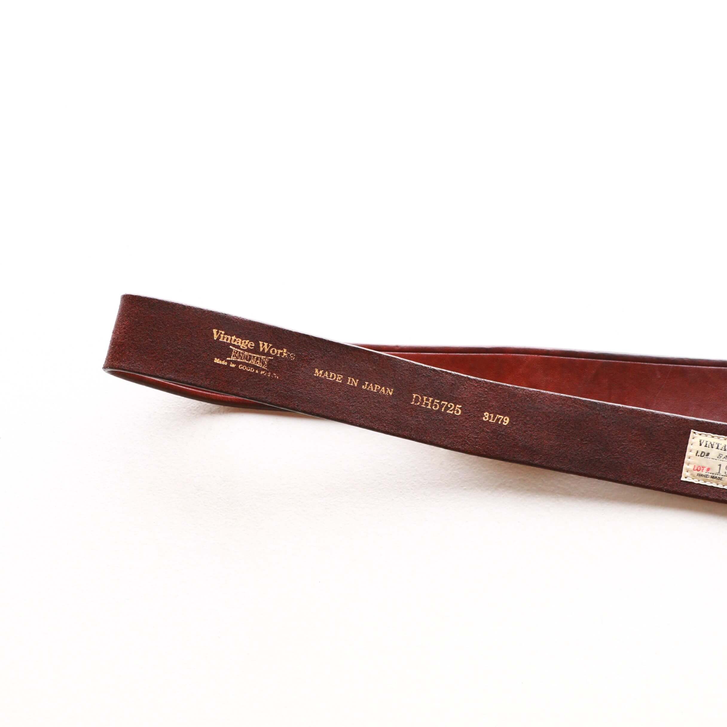 Vintage Works ヴィンテージワークス Leather belt 5Hole レザーベルト 5ホール DH5725