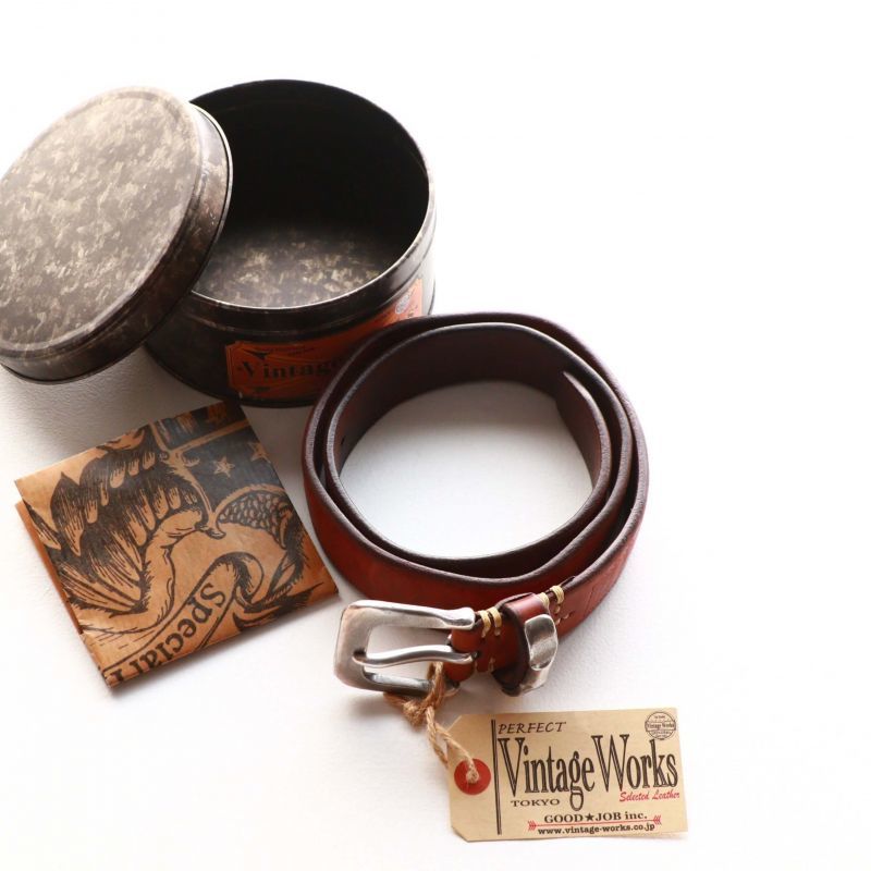 Vintage Works ヴィンテージワークス Leather belt 7Hole レザーベルト 7ホール DH5730