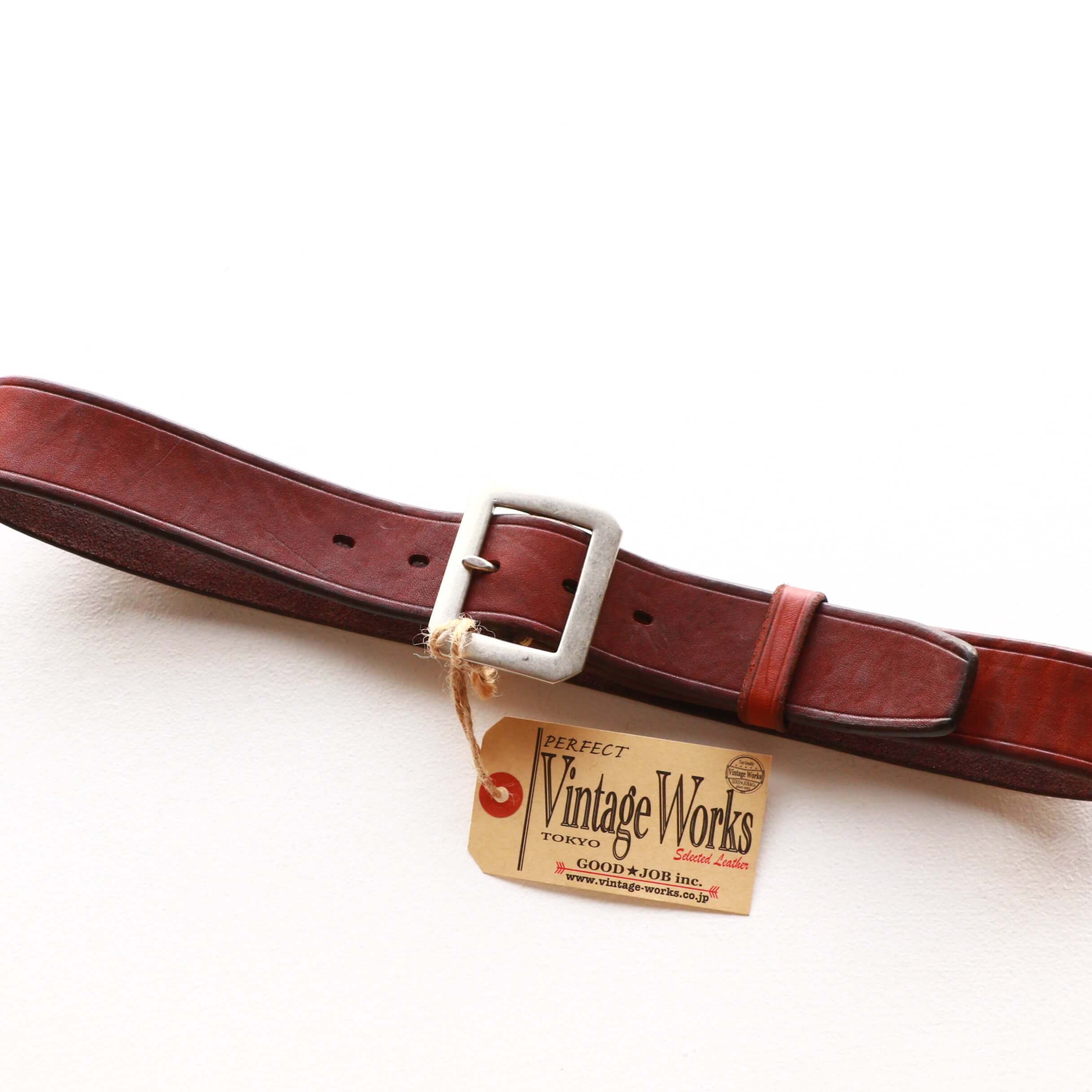 Vintage Works ヴィンテージワークス Leather belt 5Hole レザーベルト 