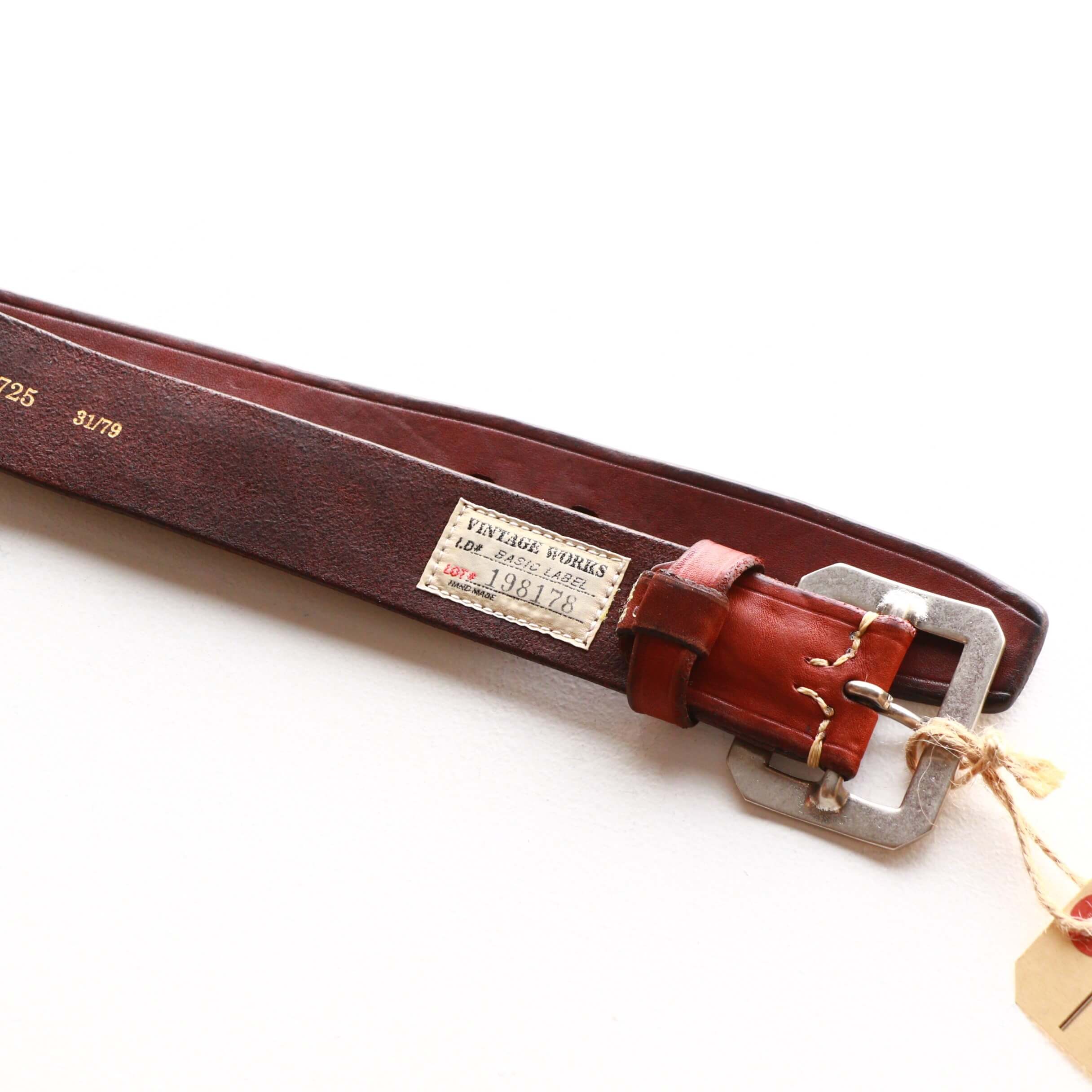 Vintage Works ヴィンテージワークス Leather belt 5Hole レザーベルト 5ホール DH5725