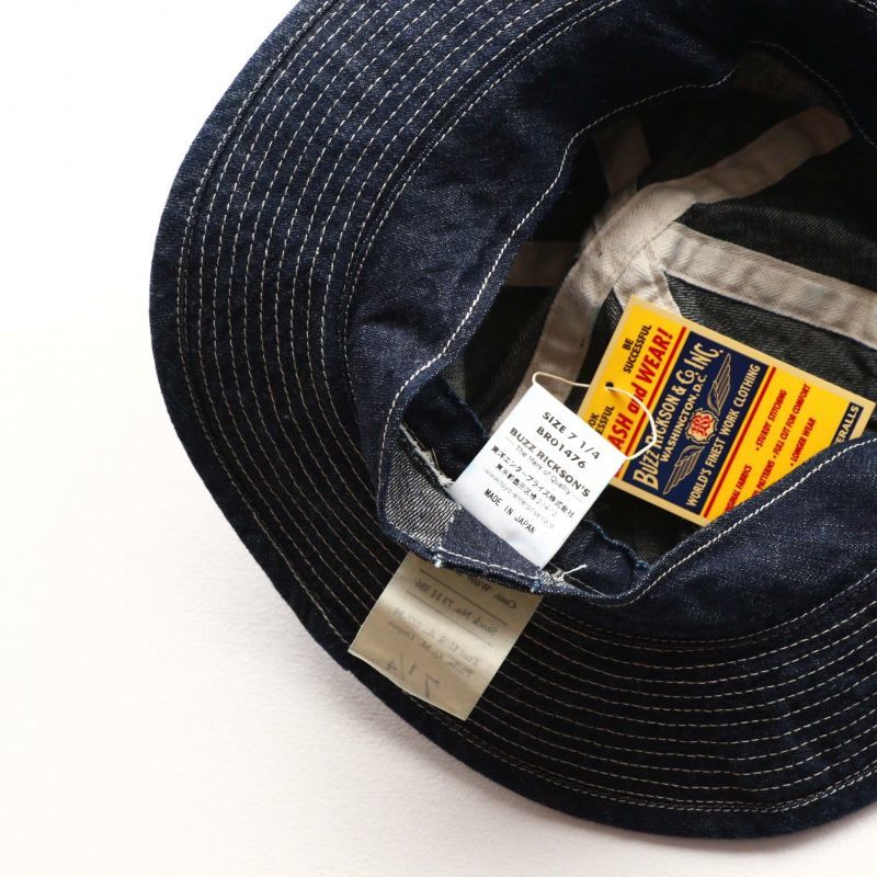 Buzz Rickson's バズリクソンズ HAT WORKING DENIM ワーキングデニムハット