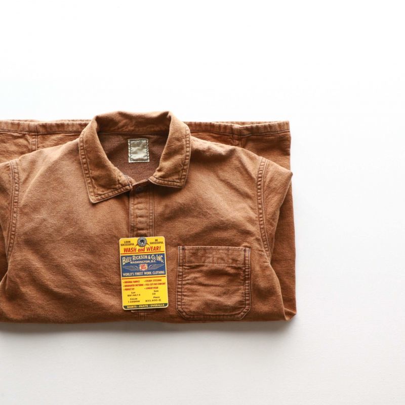 Buzz Rickson's バズリクソンズ WWI BROWN DENIM ARMY JUMPER AGING MODEL ブラウンデニムアーミージャンパー エイジングモデル