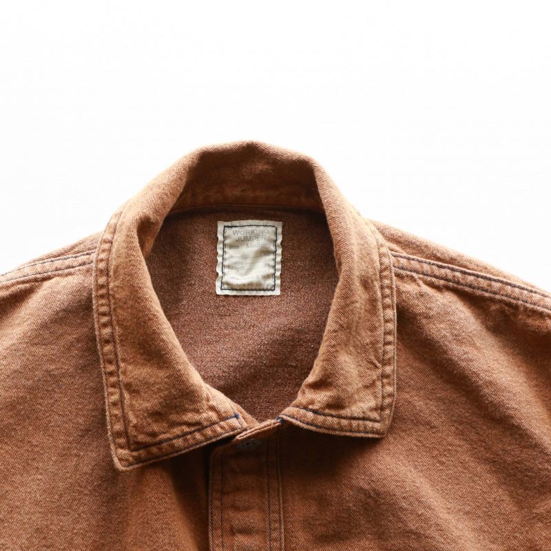 Buzz Rickson's バズリクソンズ WWI BROWN DENIM ARMY JUMPER AGING 