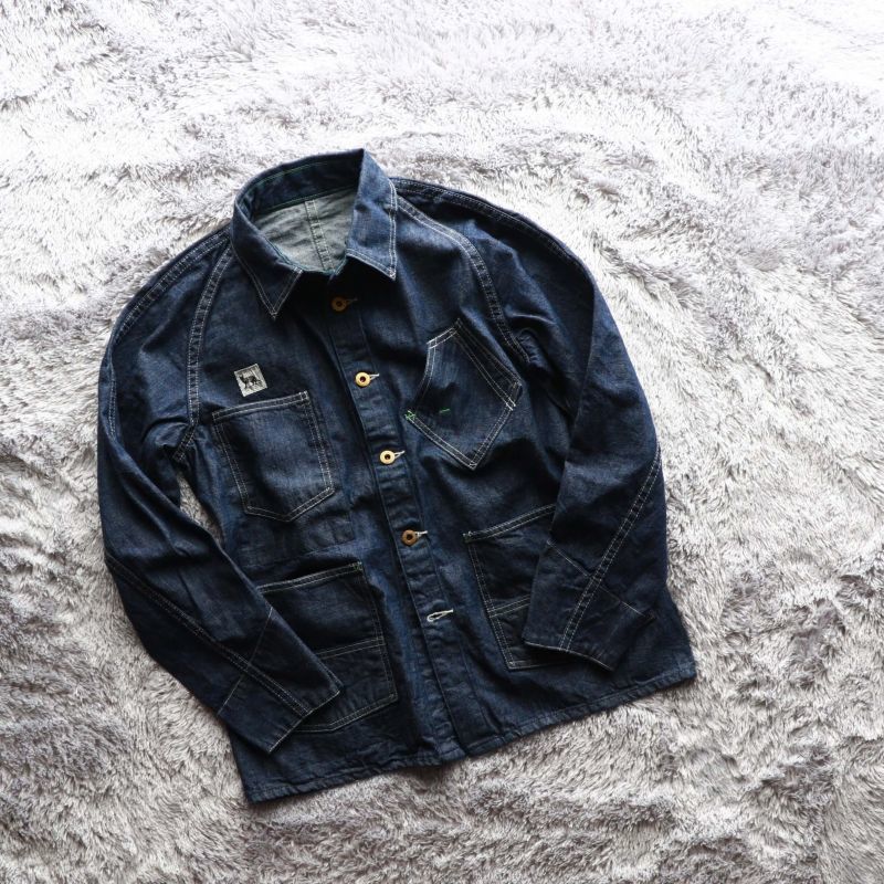 TCB jeans TCBジーンズ TCB BLACK CAT JK DENIM カバーオール デニム