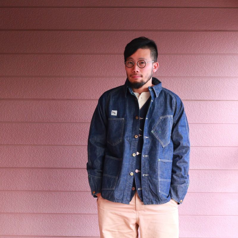 TCB jeans TCBジーンズ TABBYS VEST Selvedge Covert DENIM タビーズベスト デニム