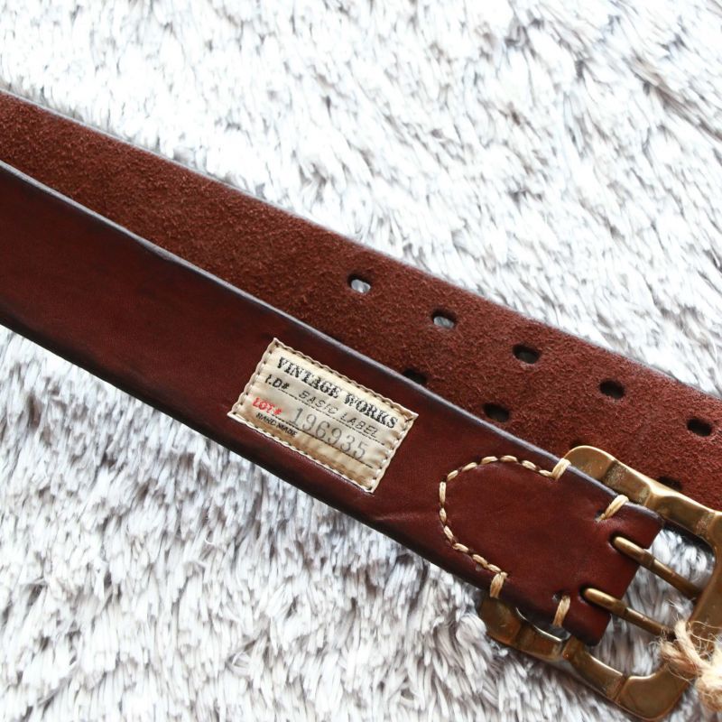 Vintage Works ヴィンテージワークス Leather belt 5Hole レザーベルト 5ホール DH5716