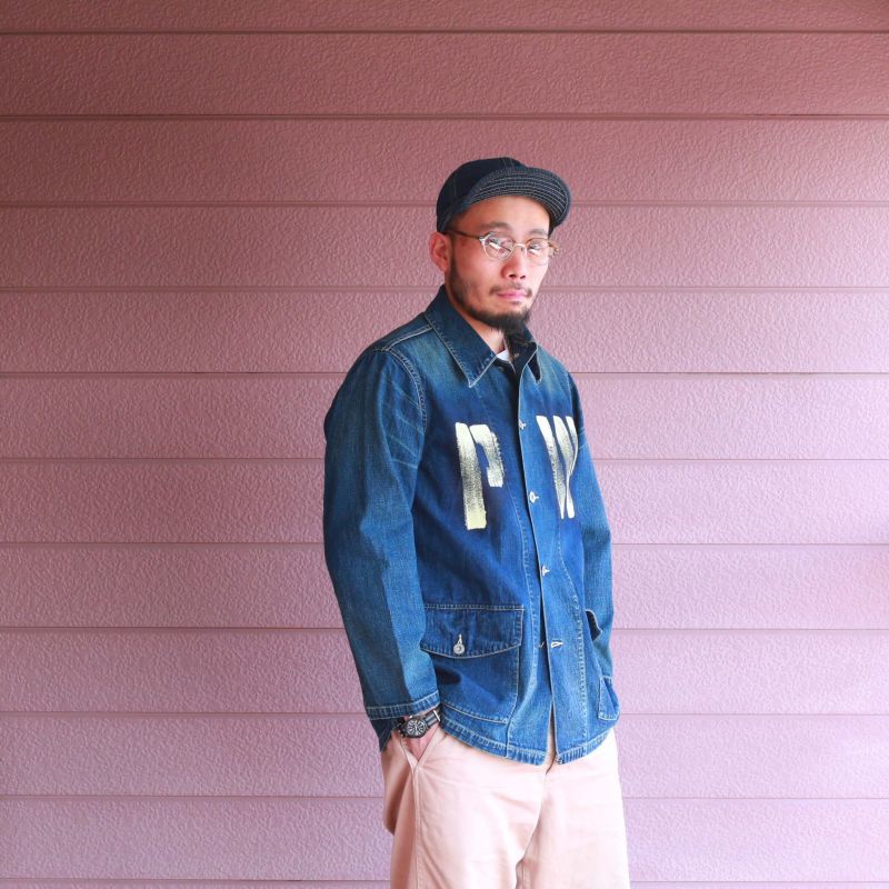 Buzz Rickson's バズリクソンズ US ARMY DENIM WORKING JACKET PW デニムワーキングジャケット PW ネイビー