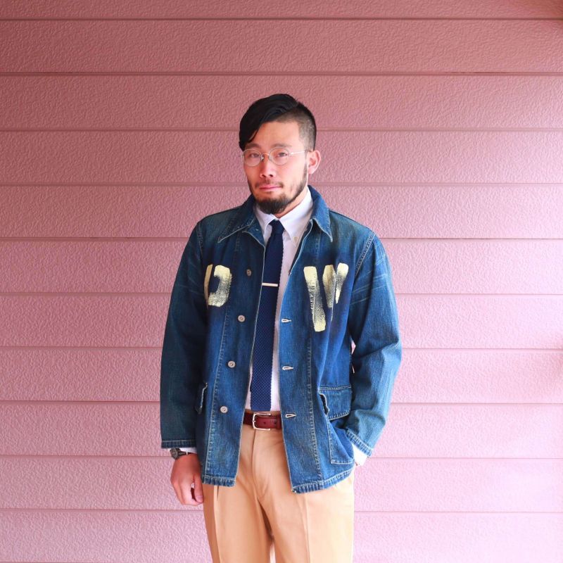 Buzz Rickson's バズリクソンズ US ARMY DENIM WORKING JACKET PW デニムワーキングジャケット PW ネイビー