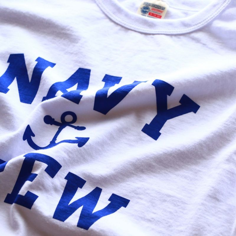 Buzz Rickson's バズリクソンズ PRINT S/S TEE NAVY CREW プリントTEE