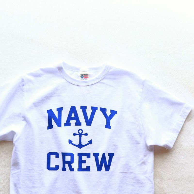 Buzz Rickson's バズリクソンズ PRINT S/S TEE NAVY CREW プリントTEE