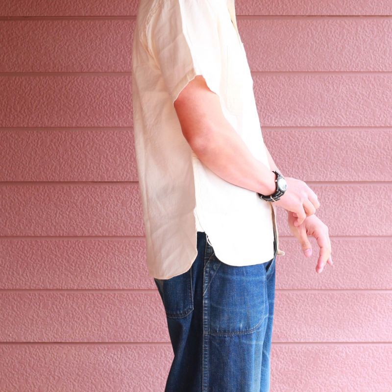 Buzz Rickson's バズリクソンズ WHITE CHAMBRAY S/S WORK SHIRT シャンブレーワークシャツ ホワイト