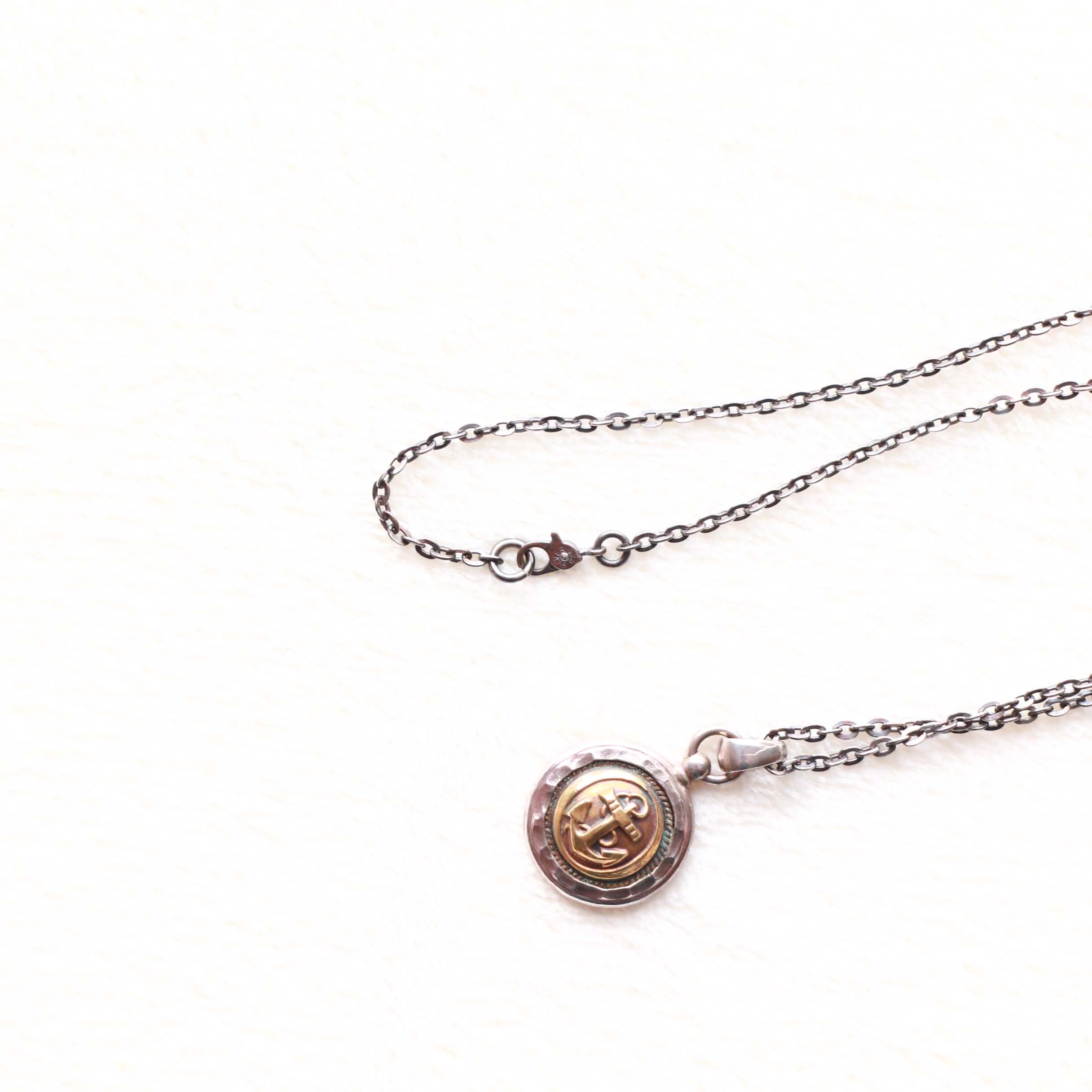  vasco ヴァスコ ANCHOR COMPASS NECKLACE -SILVER アンカーコンパスネックレス シルバー