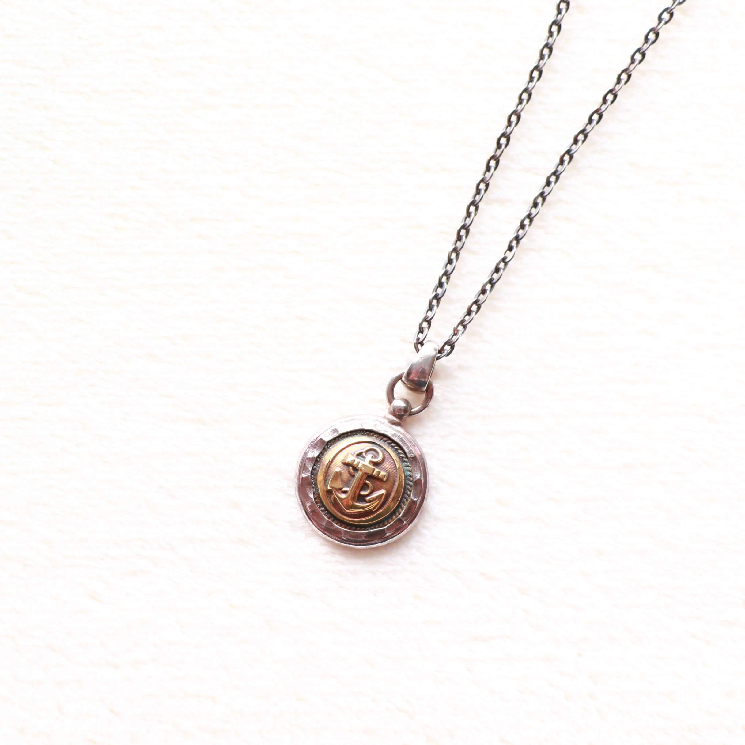 vasco ヴァスコ ANCHOR COMPASS NECKLACE -SILVER アンカーコンパス