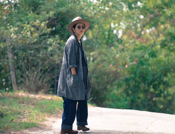 TCB jeans TCBジーンズ Tabby's Coat Black Chambray タビーズコート ブラックシャンブレー