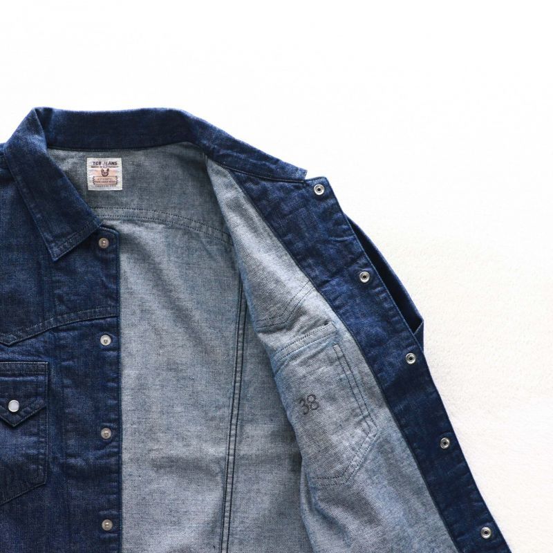 TCB jeans TCBジーンズ Buckaroo Jacket Indigo バッカルージャケット インディゴ