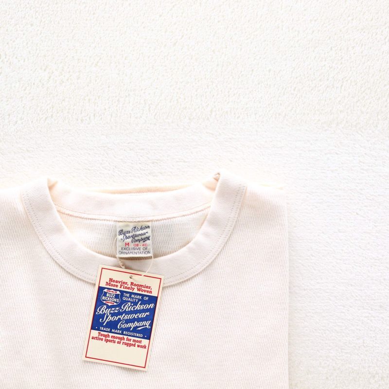 Buzz Rickson's バズリクソンズ THERMAL TEE US ARMY AIR FORCES サーマル プリントTEE ナチュラル