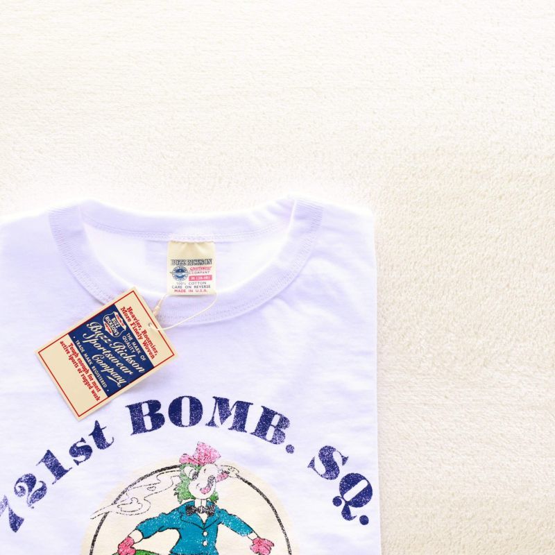 Buzz Rickson's バズリクソンズ S/S T-SHIRT 721st BOMB. SQ. プリントTシャツ