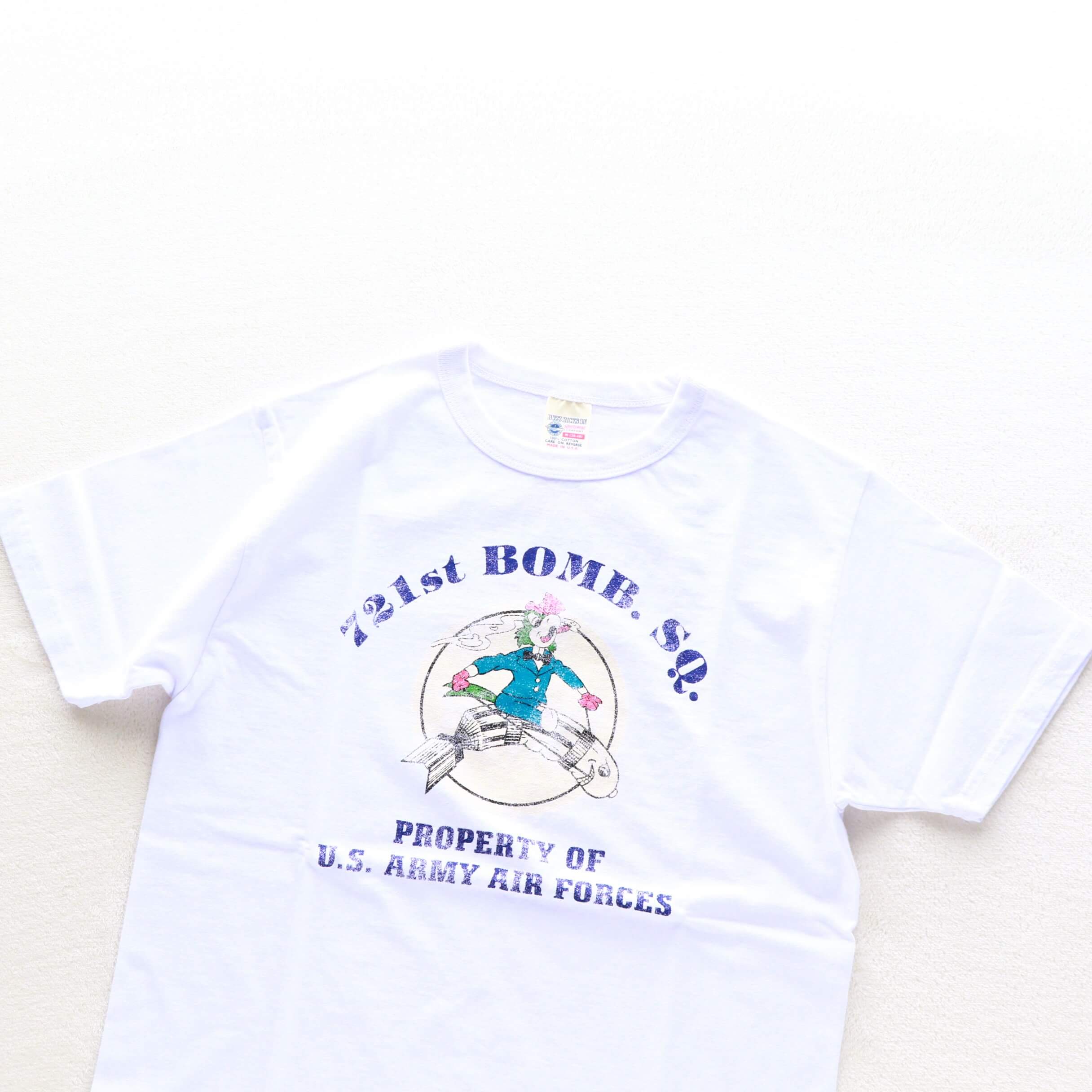 Buzz Rickson's バズリクソンズ S/S T-SHIRT 721st BOMB. SQ. プリントTシャツ