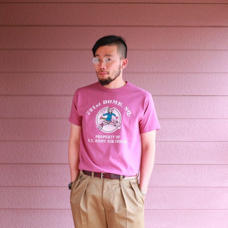 Buzz Rickson's バズリクソンズ S/S T-SHIRT 721st BOMB. SQ. プリントTシャツ