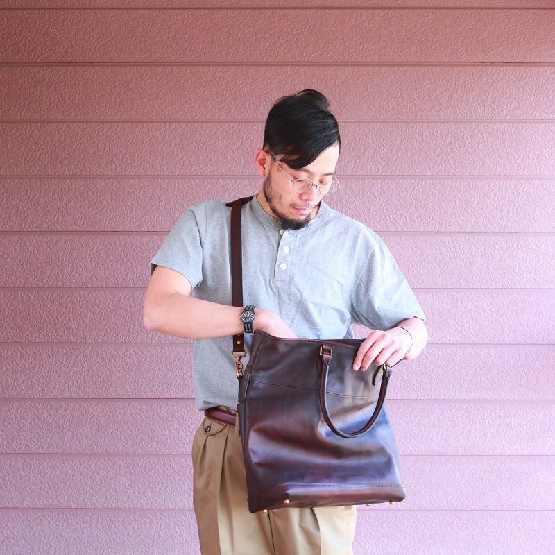 vasco ヴァスコ LEATHER NELSON 2WAY BAG レザーネルソン2WAYバッグ