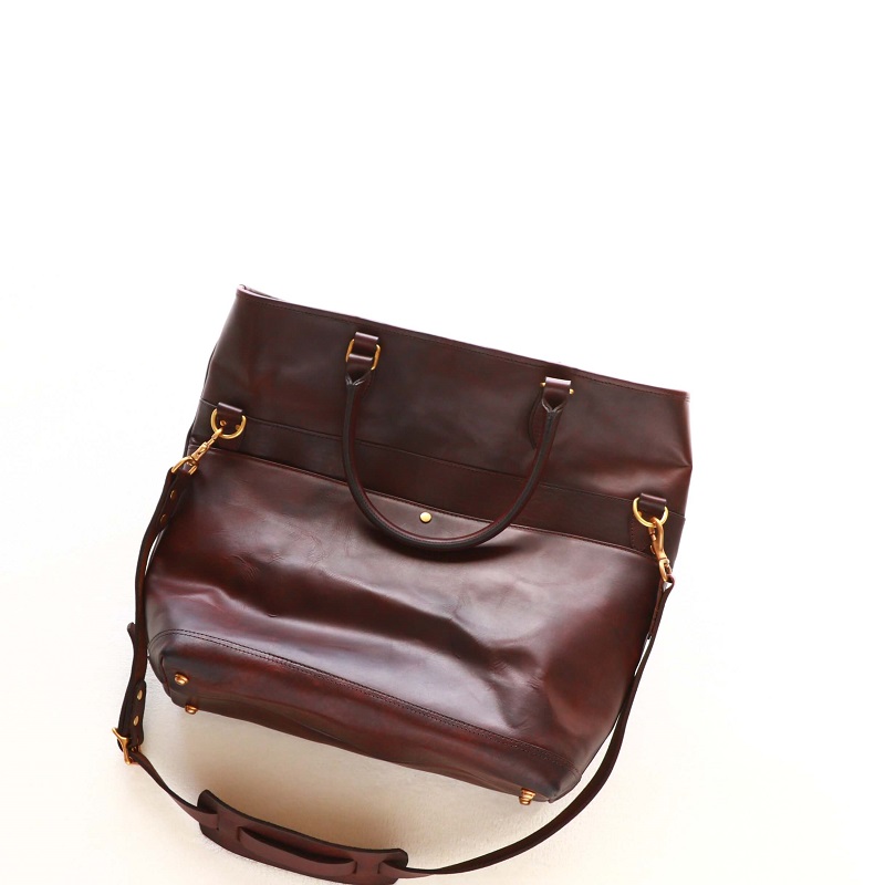 vasco ヴァスコ LEATHER NELSON 2WAY BAG レザーネルソン2WAYバッグ ブラウン VS-244LS
