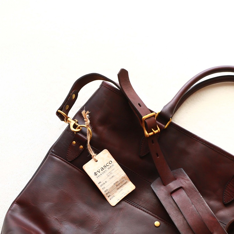vasco ヴァスコ LEATHER NELSON 2WAY BAG レザーネルソン2WAYバッグ ブラウン VS-244LS