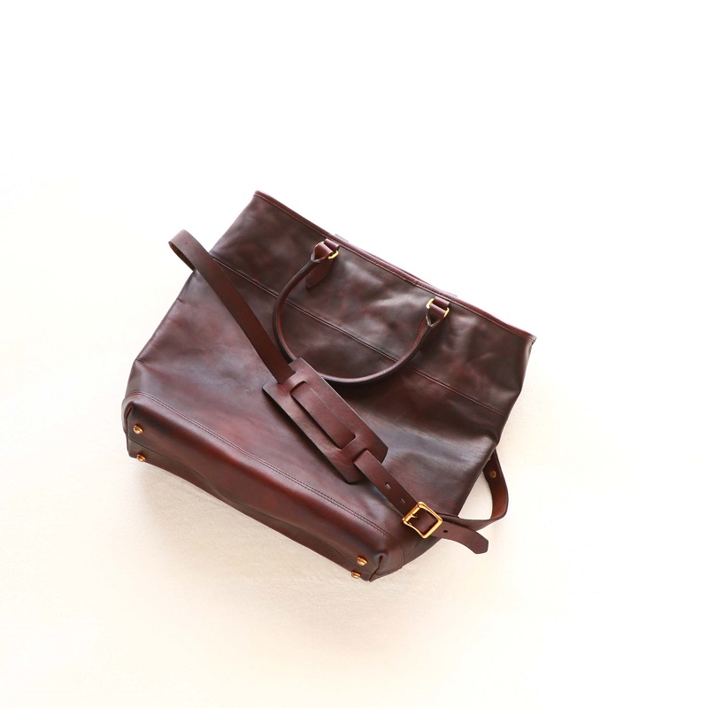 vasco ヴァスコ LEATHER NELSON 2WAY BAG レザーネルソン2WAYバッグ ブラウン VS-244LS