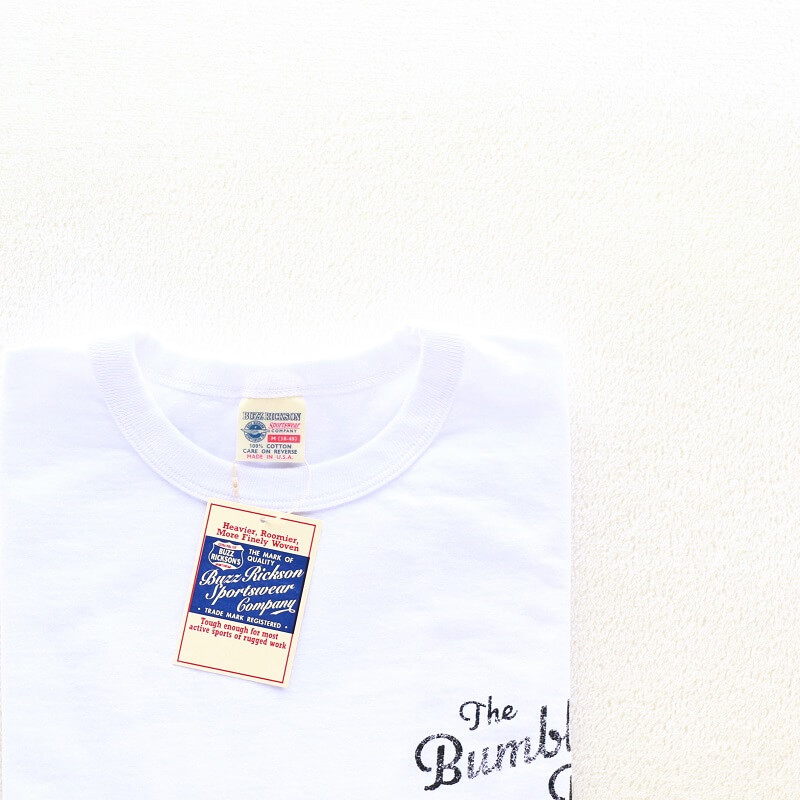 Buzz Rickson's バズリクソンズ S/S T-SHIRT 21st BOMB SQ.THE Bumble Bee プリントTシャツ