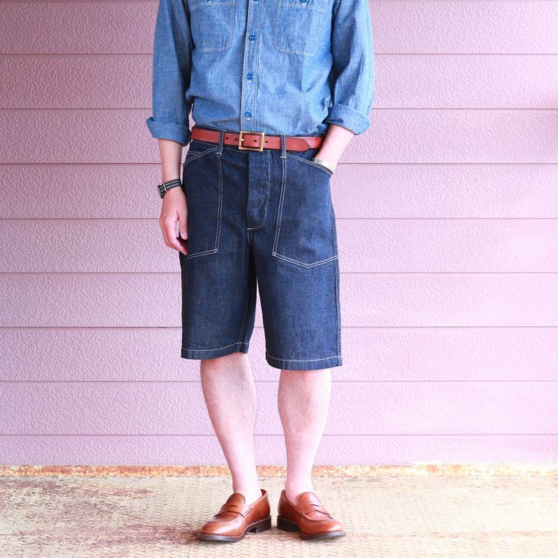 Buzz Rickson's バズリクソンズ TROUSERS,WORKING, DENIM SHORTS ワーキングデニムショーツ