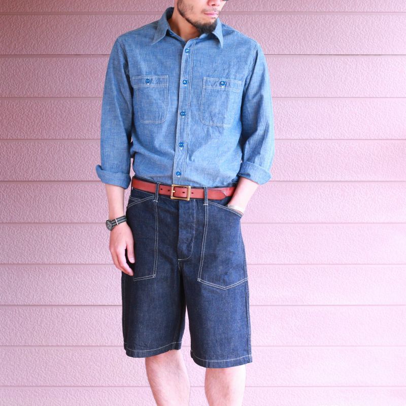 Buzz Rickson's バズリクソンズ TROUSERS,WORKING, DENIM SHORTS ワーキングデニムショーツ