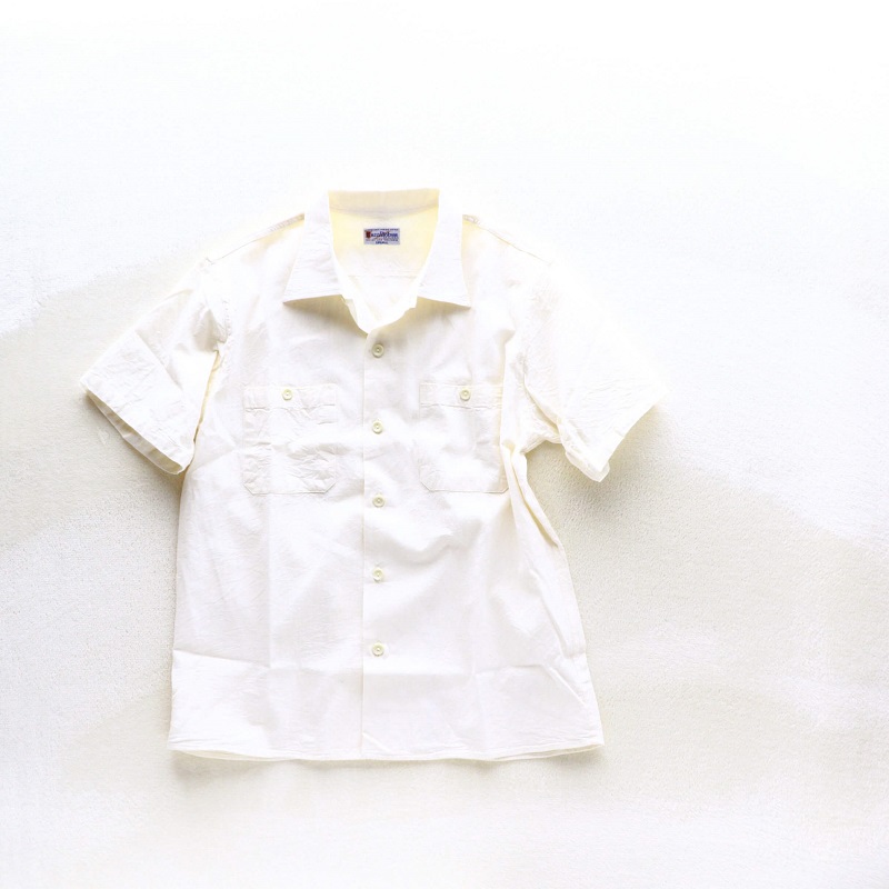 Buzz Rickson's バズリクソンズ WHITE CHAMBRAY OPEN SHIRT シャンブレーオープンカラーシャツ ホワイト