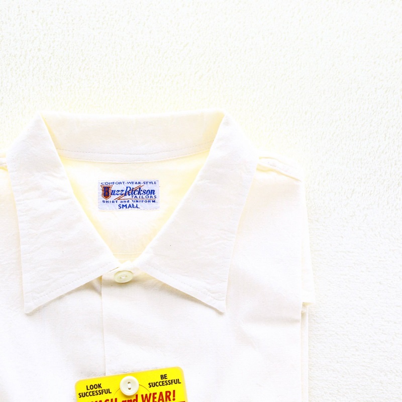 Buzz Rickson's バズリクソンズ WHITE CHAMBRAY OPEN SHIRT シャンブレーオープンカラーシャツ ホワイト