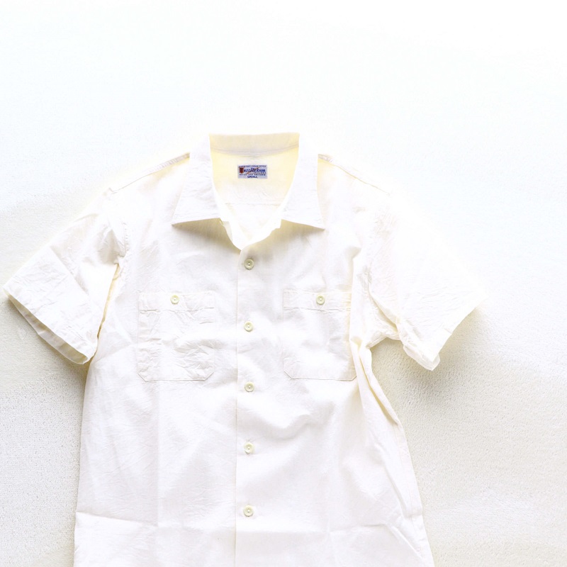 Buzz Rickson's バズリクソンズ WHITE CHAMBRAY OPEN SHIRT シャンブレーオープンカラーシャツ ホワイト