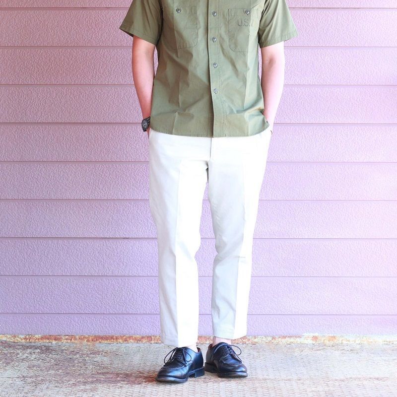 Buzz Rickson's バズリクソンズ UTILITY S/S SHIRTS N-3 ユーティリティー半袖シャツ オリーブ